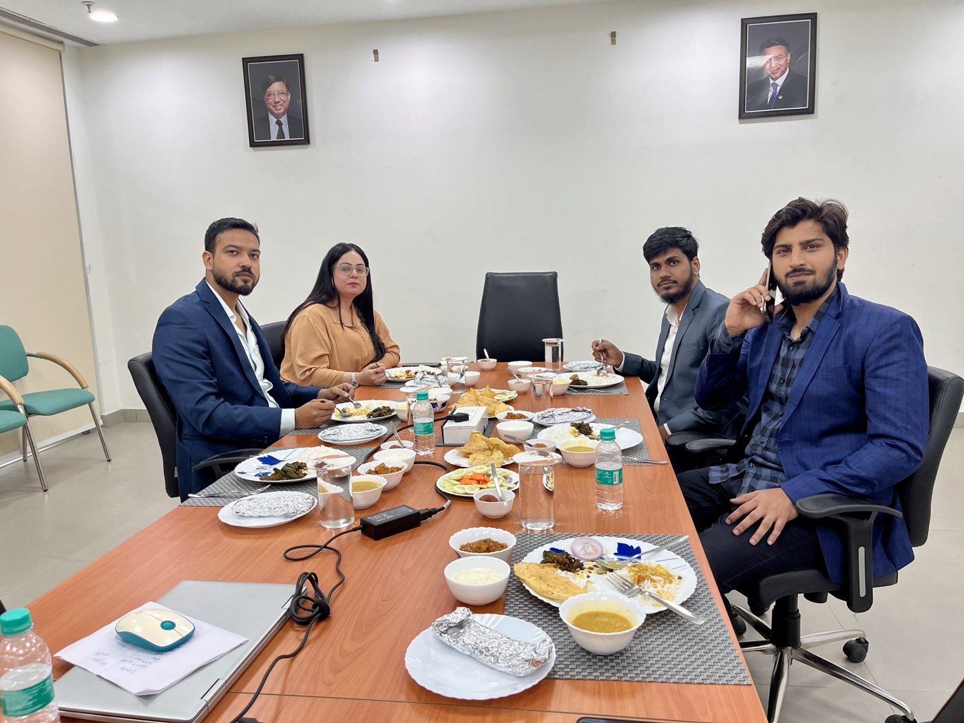 MD Afsar Hussain in a corporate boardroom during his years at SAP Labs India