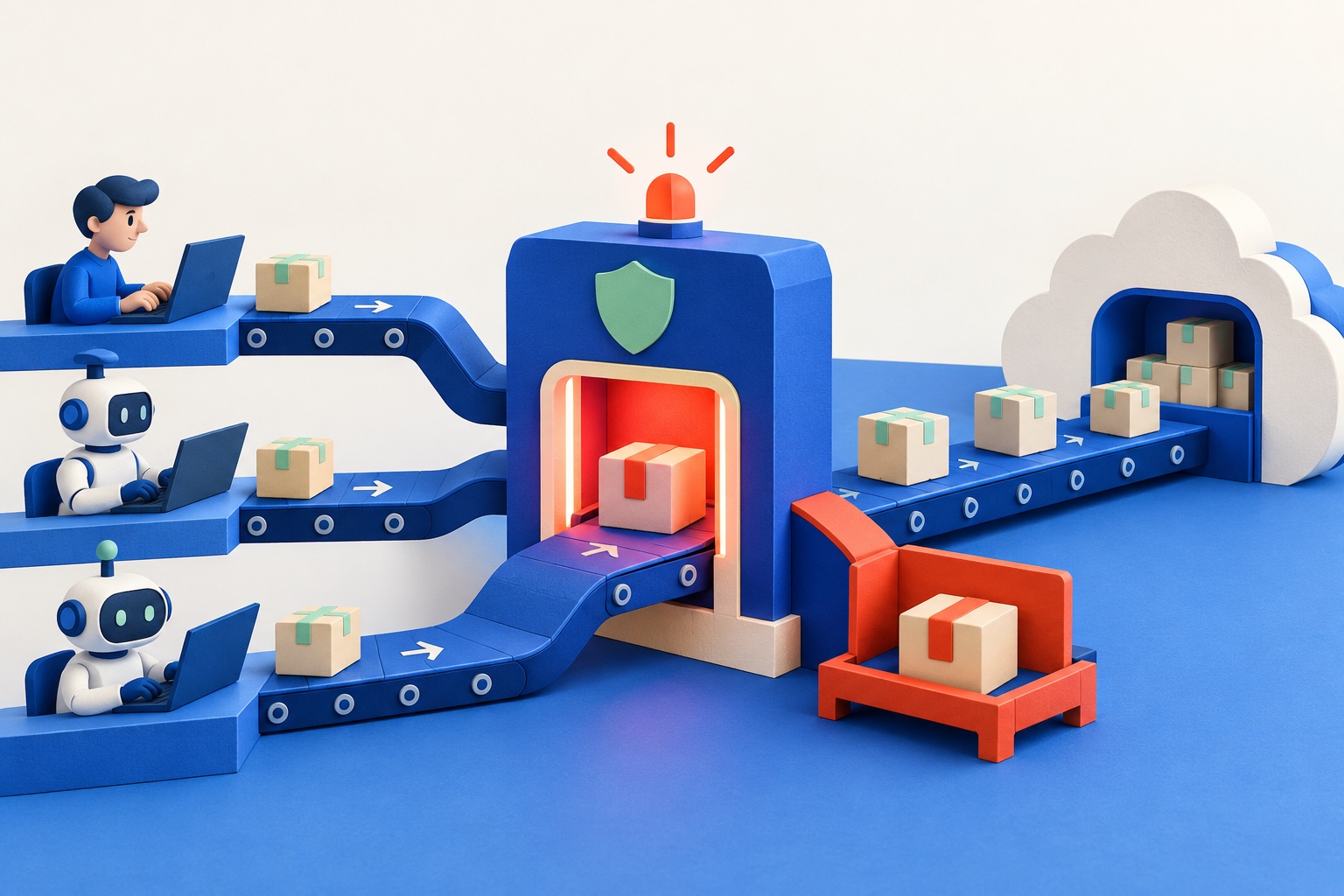Package downloads from developers, CI and coding agents pass an inspection gate before reaching their workstations.