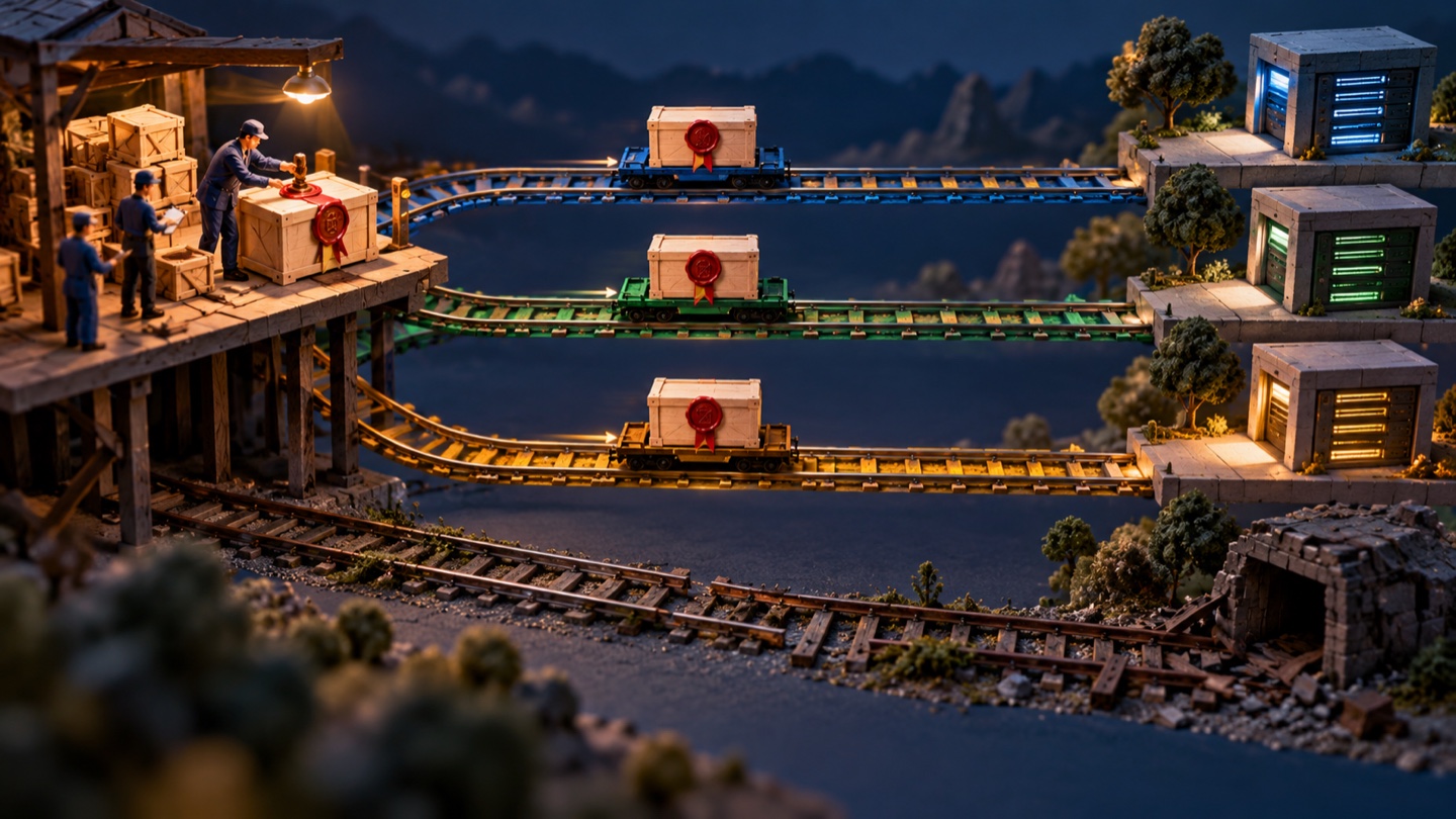 Three maintained software release tracks receive a security update while an older unsupported track remains separate.