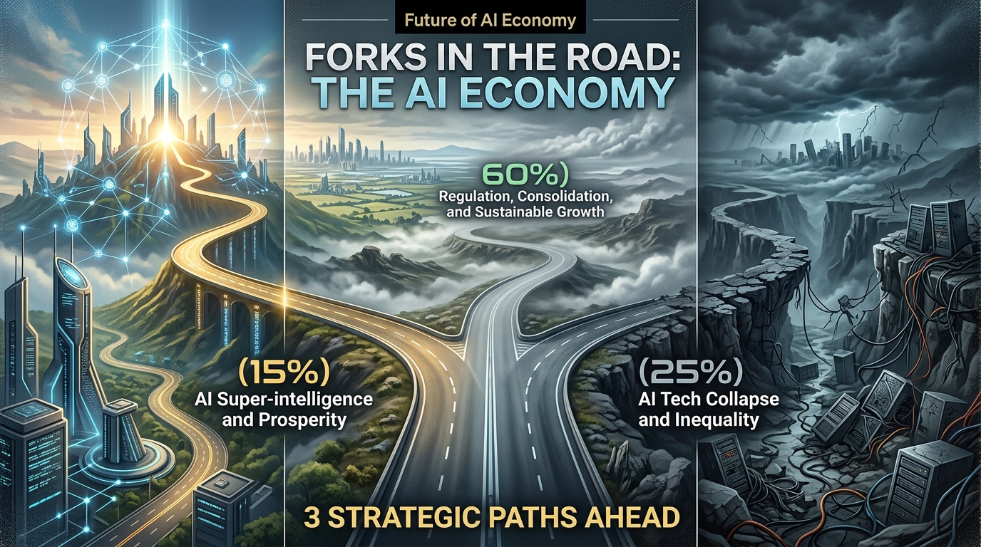 The Three Strategic Trajectories of the AI Economy